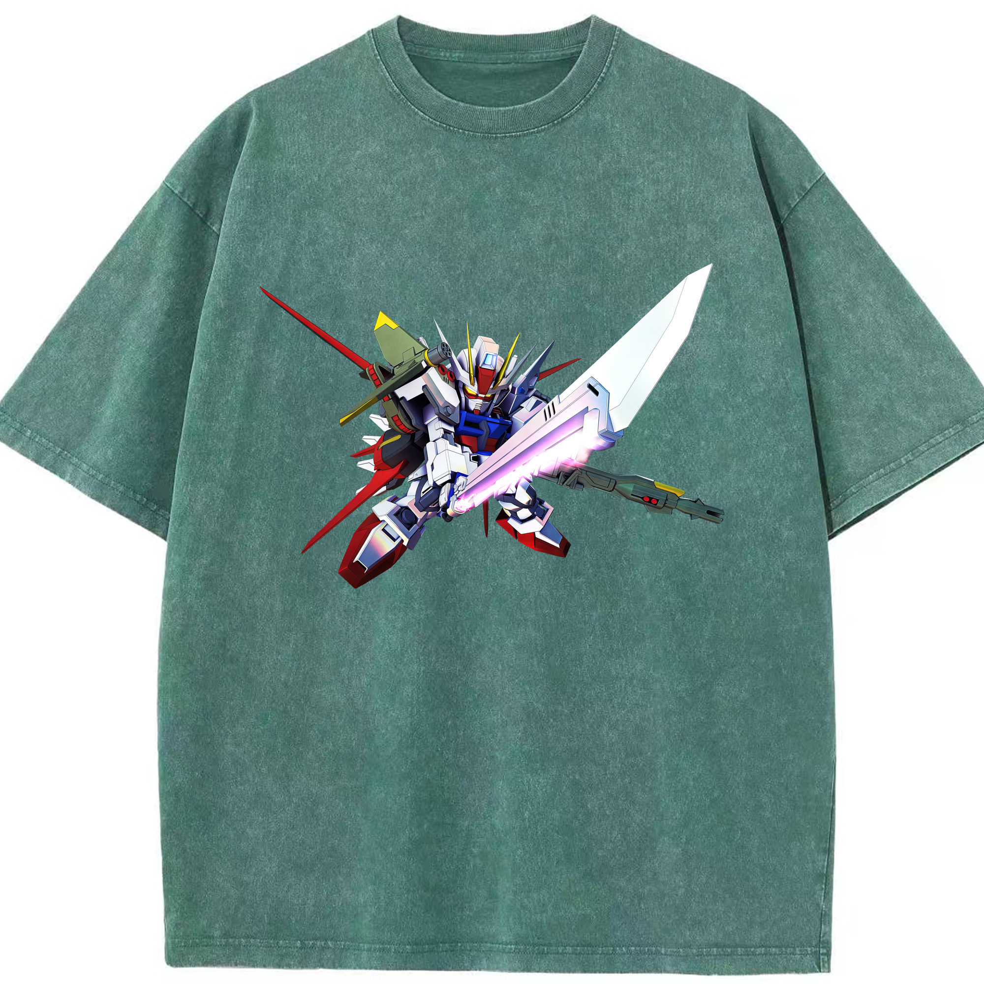 （画像用） 機動戦士ガンダム Mobile Suit Gundam 綿100% ヴィンテージ風 半袖Tシャツ（フロントプリント）